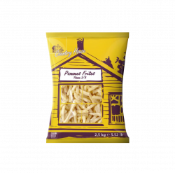 AVIKO Hranolky House Frites 2,5kg