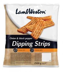 LW Zem.Dipping Strips onion & black pepper 2.5kg